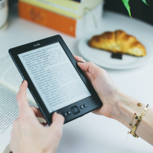 Stock Image of a Kindle